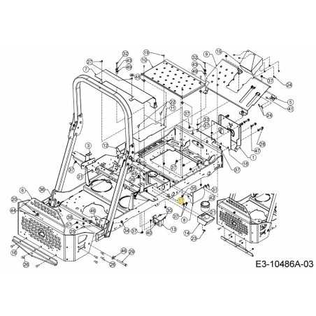 SUPPORTO PORTA BICCHIERI 703-10881-CY ORIGINALE MTD | NewgardenParts.com