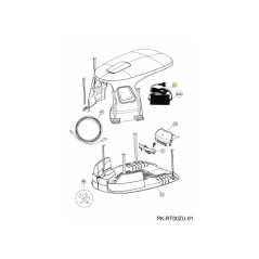ALIMENTATORE 14 VDC 1A EU 725-17062 ORIGINALE MTD | NewgardenParts.com