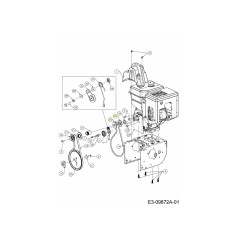 POLEA INTERIOR/EXTERIOR 4" DIÁMETRO 756-05228 ORIGINAL MTD | NewgardenParts.com