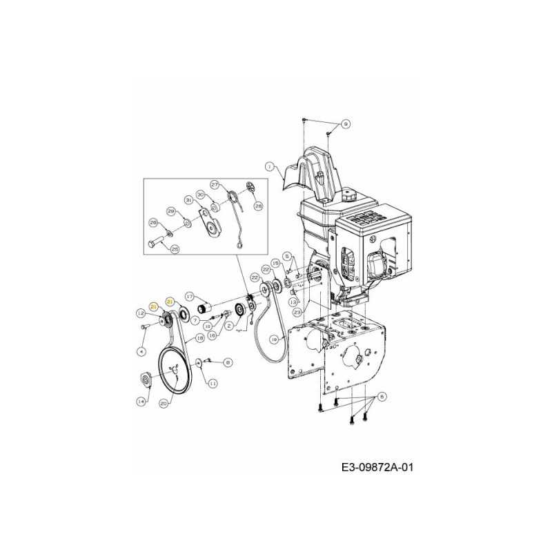 PULLEY-INNER/OUTER 4"DIA 756-05020A ORIGINAL MTD