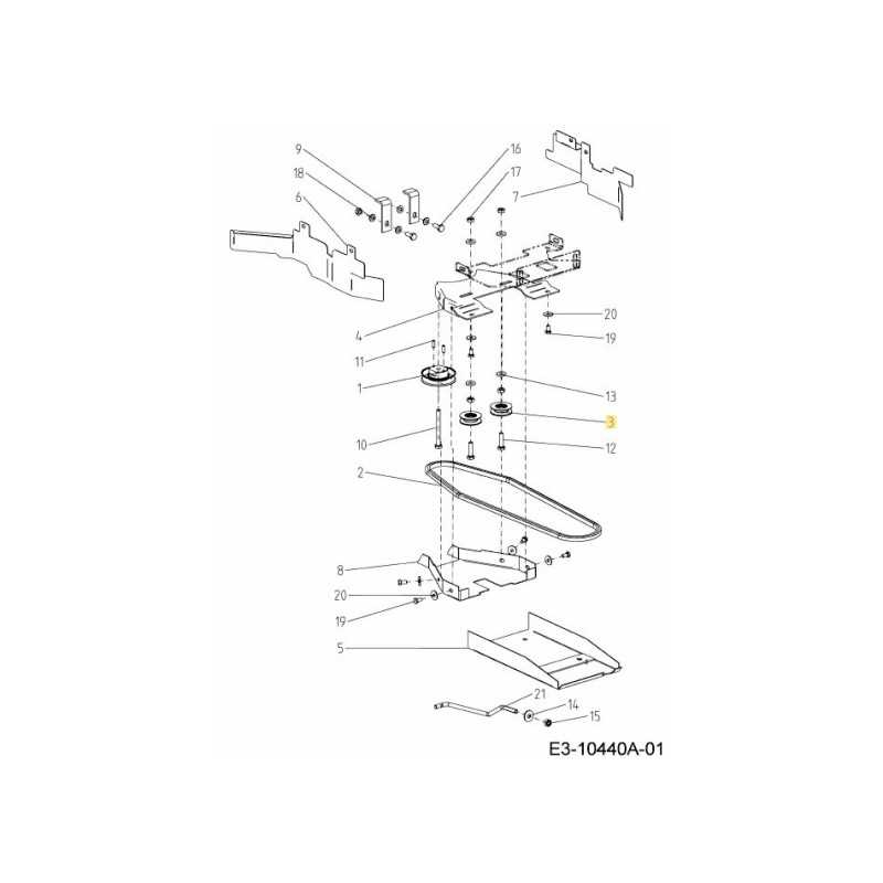 IDLER PULLEY 092.68.034 ORIGINAL MTD