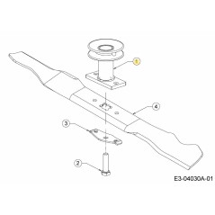 PULLEY-DRIVE 25MM VAR. 687-02528 ORIGINAL MTD | NewgardenParts.com