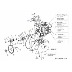 DEMI-POULIE 756-04252 ORIGINAL MTD | NewgardenParts.com