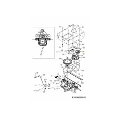 POULIE : RENVOYANT : 3,50 DIA PLAT 756-04280A ORIGINAL MONTÉ | NewgardenParts.com