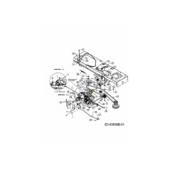 POLEA: ENTRADA: 4.13 DIÁMETRO 756-04308 ORIGINAL MTD | NewgardenParts.com