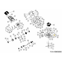 Feder-Bremsenspannung 092.70.086 Original MTD