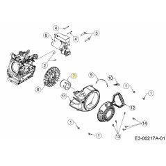 Pulley, starter 751-17166 ORIGINAL MTD | NewgardenParts.com