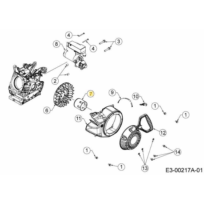 Pulley, starter 751-17166 ORIGINAL MTD Pulley, starter 751-17166 ORIGINAL MTD