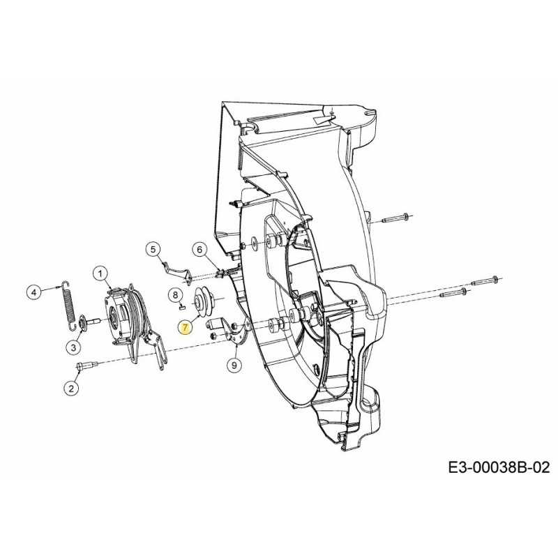 PULLEY:BRK/CLU:BBC:22.25MM:DM 756-05249 ORIGINAL MTD