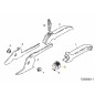 BOUTON COULISSANT 7235120 MTD ORIGINAL