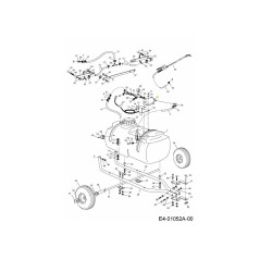 PUMP &amp- MOTOR (60 PSI-1.8 GPM) AF-45015 ORIGINAL MTD | NewgardenParts.com