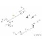 ASSALE POSTERIORE 611-05077B ORIGINALE MTD
