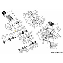 REAR AXLE 092.70.135 ORIGINAL MTD