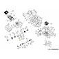 TARGA POSTERIORE DESTRA 092.70.114 ORIGINALE MTD