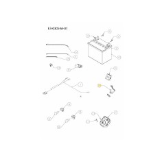 PRESA DI ALIMENTAZIONE 12V 725-2003 ORIGINALE MTD | NewgardenParts.com