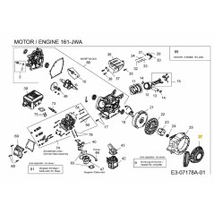 LANCEUR À RAPPEL ASM 751-10955 ORIGINAL MTD | NewgardenParts.com