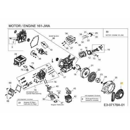 LANCEUR À RAPPEL ASM 751-10955 ORIGINAL MTD | NewgardenParts.com