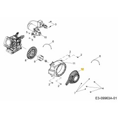 LANCEUR À RAPPEL 751-15594 ORIGINAL MTD | NewgardenParts.com