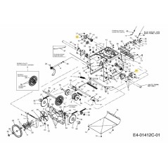 SUPPORT DE RETENUE : ROULEMENT 784-0404 MONTÉ D'ORIGINE