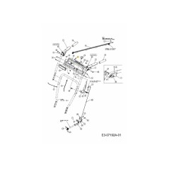 SUPPORT DE FIXATION : PHARE 747-1136 ORIGINAL MTD | NewgardenParts.com