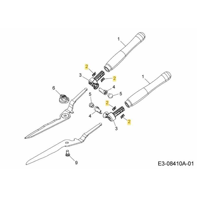 Griffe de retenue HS-G 7426209 ORIGINALE MTD