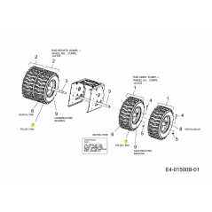 WHEEL RIM 734-1124A499 ORIGINAL MTD | NewgardenParts.com