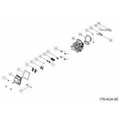 ASCENSORE A PONTE A BANCO DI MANOVRA 751-11892 ORIGINALE MTD | NewgardenParts.com