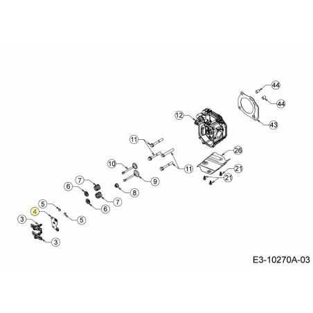 BASE DE CULBUTEUR 751-15656 ORIGINALE MTD | NewgardenParts.com