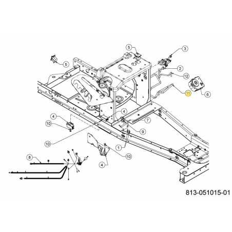 BATTERIA ASTA DI FISSAGGIO 747-11586 ORIGINALE MTD | NewgardenParts.com