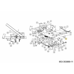 Asta 747-08670 ORIGINALE MTD | NewgardenParts.com