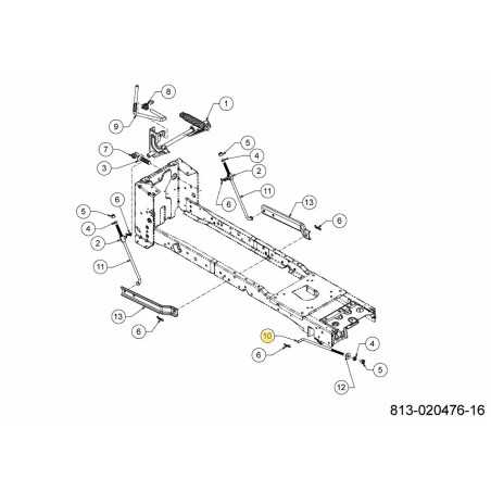 ASTA SOLLEVAMENTO PONTE FRT 747-06247C ORIGINALE MTD | NewgardenParts.com