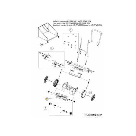 ROTATING BLADE ASSY TT300S 092.61.455 ORIGINAL MTD | NewgardenParts.com