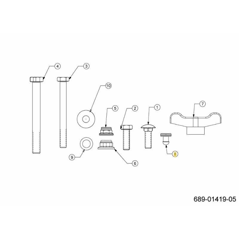 RUBBER PAD 735-05938 ORIGINAL MTD