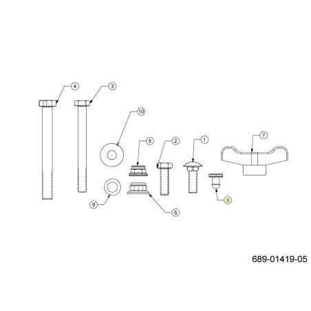 TAMPONE IN GOMMA 735-05938 ORIGINALE MTD | NewgardenParts.com