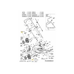 WHL:COMP:180mm:IDLE:SLV 634-04409 ORIGINAL MTD