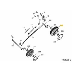 WHEEL, 200MM DIA. 4961041 ORIGINAL MTD | NewgardenParts.com