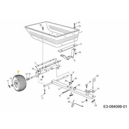 WHEEL AF-48906 ORIGINAL MTD | NewgardenParts.com