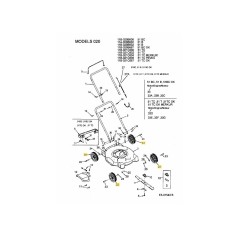 RUOTA 734-1911637 ORIGINALE MTD