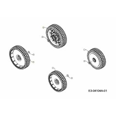 WHL ASM 200mm RWD BAR BB 634-04426 ORIGINALE MTD | NewgardenParts.com