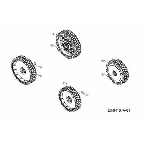 WHL ASM:200mm:RWD BAR BB 634-04426 ORIGINAL MTD | NewgardenParts.com