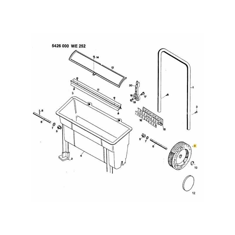 ROUE, 200 MM DE DIAMÈTRE. 5426500 ORIGINAL MTD