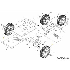 RUEDA 8 X 1.8 734-04563 ORIGINAL MTD