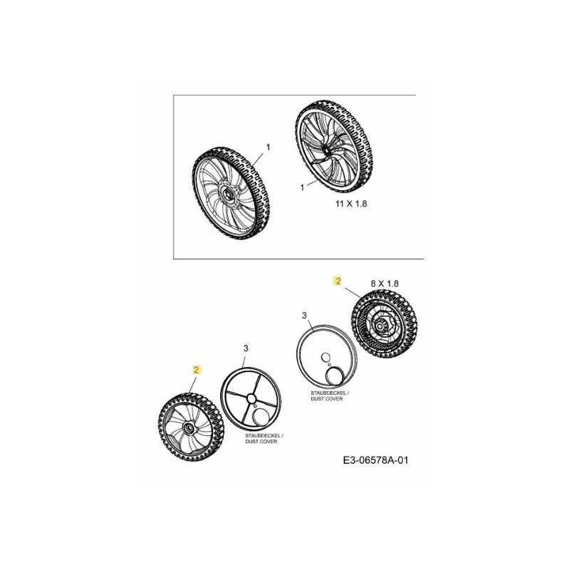 WHEEL 8x1.8 734-04581 ORIGINAL MTD WHEEL 8x1.8 734-04581 ORIGINAL MTD