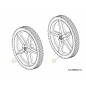 CONJUNTO DE RUEDA 14X1.8 734-04030 ORIGINAL MTD