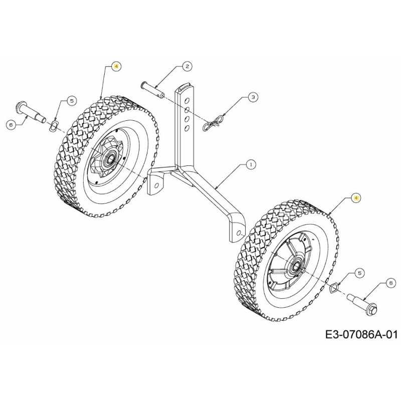 ROUE AVEC PNEU 734-1268662 D'ORIGINE MTD ROUE AVEC PNEU 734-1268662 D'ORIGINE MTD