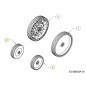 CONJUNTO DE RUEDA. MANGUITO DE RUEDA DE 180 MM 634-05070 ORIGINAL MTD CONJUNTO DE RUEDA. MANGUITO DE RUEDA DE 180 MM 634-05070 ORIGINAL MTD
