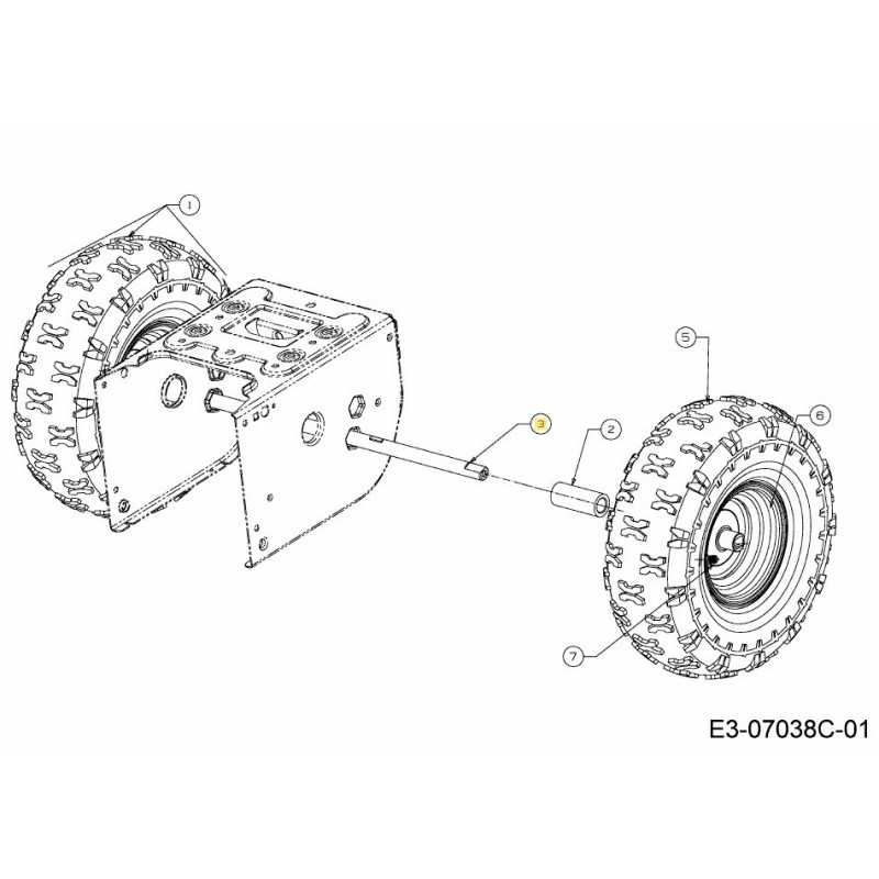 ASSALE ASSY-FR-RH 738-05045 ORIGINALE MTD