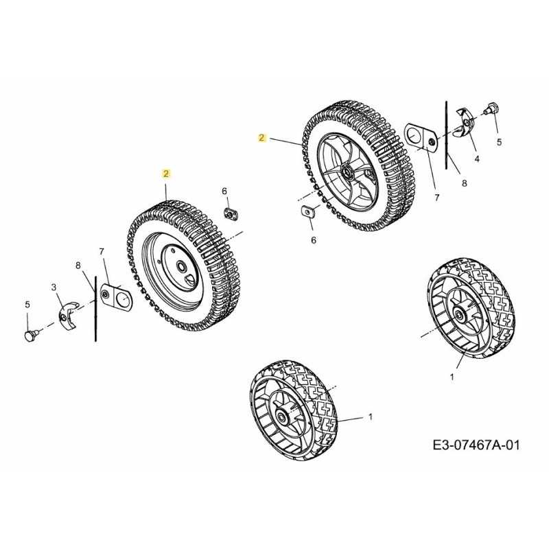 RUEDA COMPLETA, 9X2.125 734-2010B ORIGINAL MTD