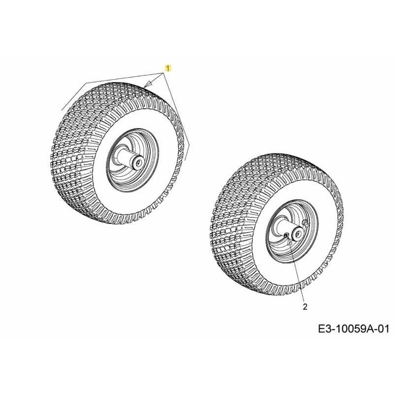 WHEEL CPL. 15X6-6 634-05214 ORIGINAL MTD