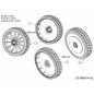WHEEL CPL. 200MM IDLE PREM BB 634-05020 ORIGINAL MTD